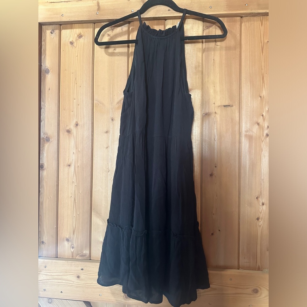 Halter neck midi dress
